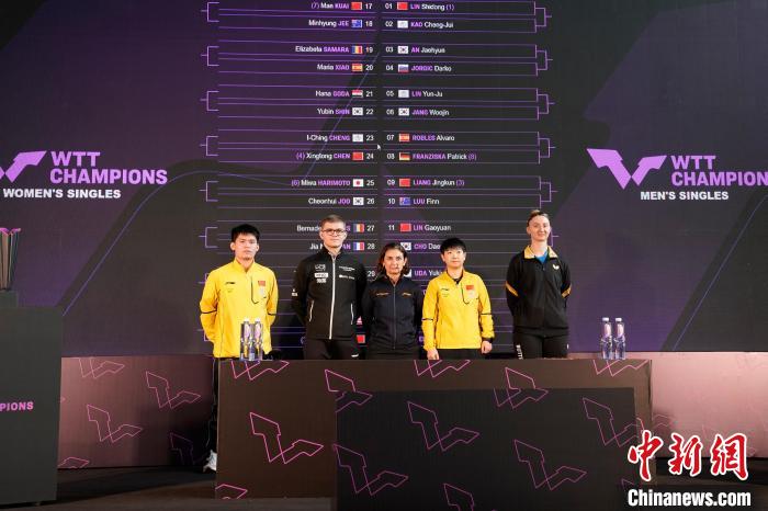 WTT重庆冠军赛2025抽签结果出炉：孙颖莎、林诗栋