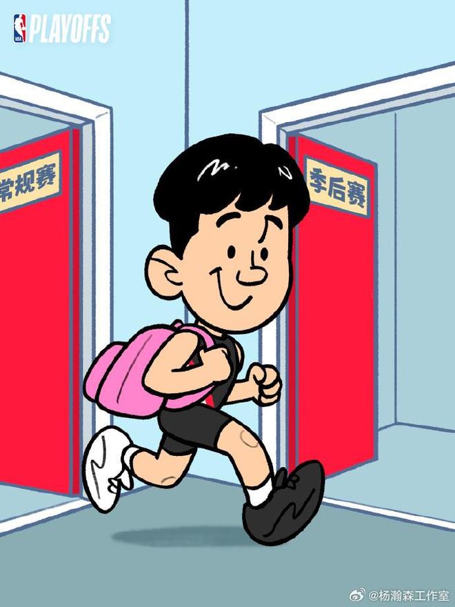 杨瀚森完成NBA季后赛首秀 成为历史第五位中国球